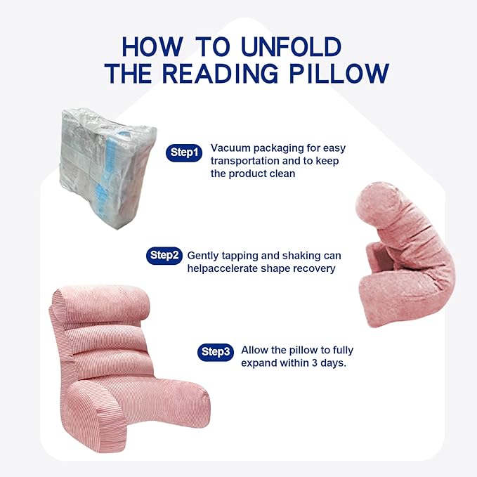 Back Pillow for Bed Sitting Up, Reading Pillow, Extra Large Arm Pillows for Adults for Back Support,Bed Pillow for Sitting up for Watching TV/Gaming/Relaxing
