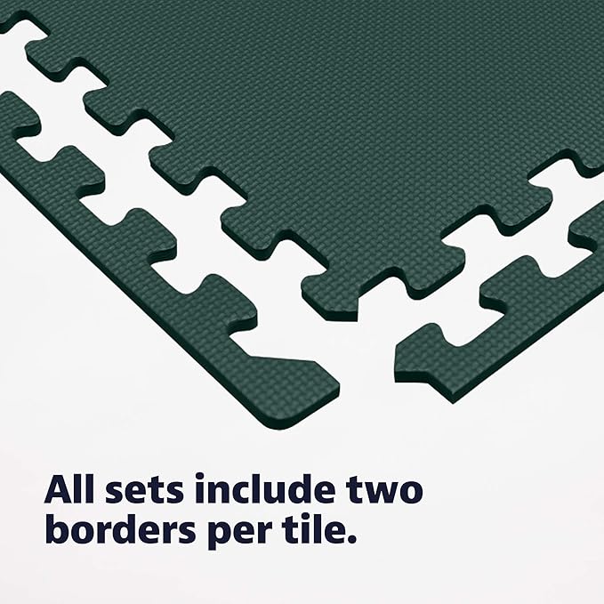 We Sell Mats – ½ Inch Thickness Multipurpose EVA Foam Floor Tiles – Interlocking Floor Mat for Indoor Gym, Playroom, and Home Use