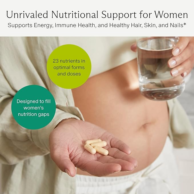 Needed. Multivitamin for Women with 23 Vitamins, Minerals and Antioxidants - Daily Womens Multivitamin - Vitamin B12, B6, D3, Choline, Calcium, Biotin, Magnesium, Folate and More (90 Count)