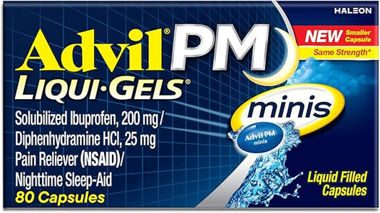 Advil PM Liqui-Gels Minis, 80 Liquid Filled Capsules