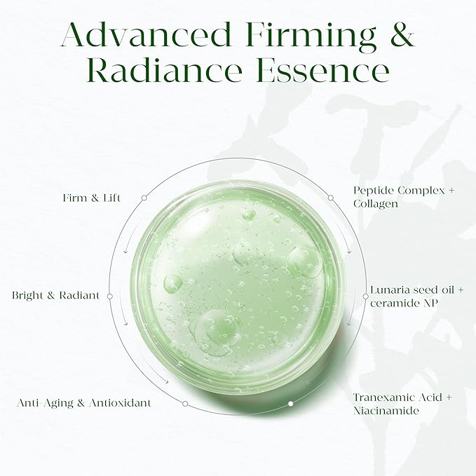 Organic Anti Aging Serum, Ultra-Light Texture, 100% Nature Glow Serum for Face, Firming Antioxidant Facial Oil with Retinol, Camellia Seed + Sea Buckthorn Oil + Aloe, Safe For Sensitive Skin