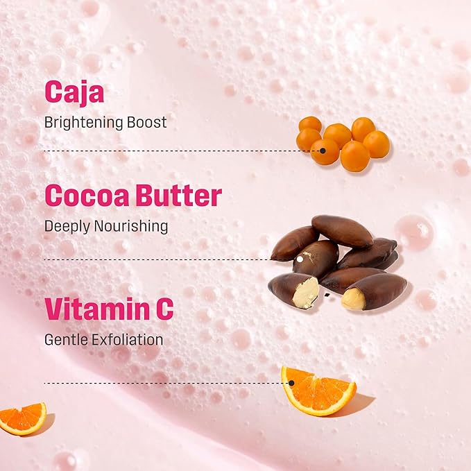 Nutrius Berry Bliss Body Butter – Hydrating Vegan Cream with Acai & Vitamin C, 6oz