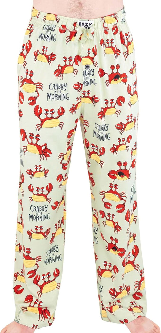 Lazy One Funny Ocean Pajama Pants For Men, Men's Separate Bottoms, Lounge Pants, Fishing PJs