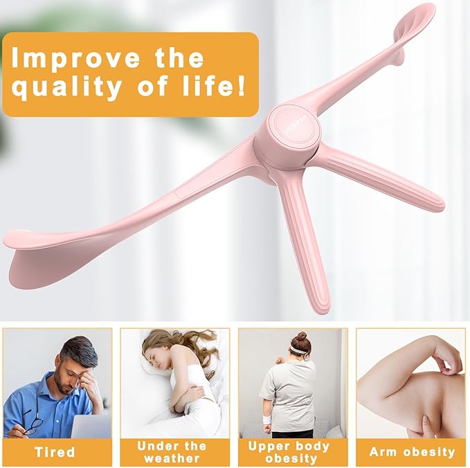 Arm Workout Equipment for Women - Back Fat Slimmer, Chest and Upper Shoulder Strengthener, Work From Home Fitness