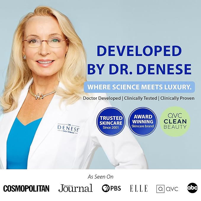 Dr. Denese SkinScience HydroShield Ultra Face Serum 1.7 oz – Retinol & Ceramide Formula for Deep Moisture, Smooth Radiant Skin, Fine Line Care, Barrier Support – Dermatologist Tested & Cruelty Free