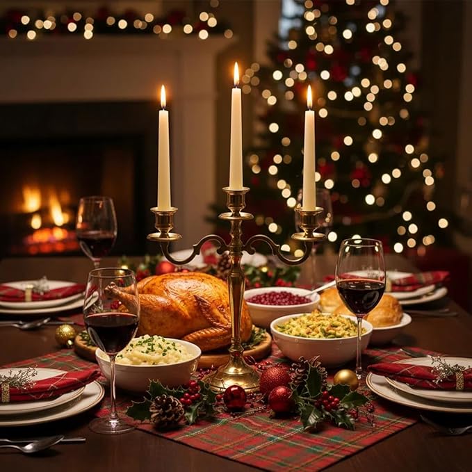 7 Packs Light Yellow Taper Candles, Unscented Smokeless Non-Toxic 10 Inch Tall Skinny Wax Candlesticks with Cotton Wicks for Burning Approxinately 7-8 Hours Time