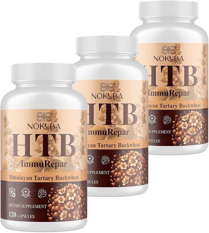 Himalayan Tartary Buckwheat Supplement with Quercetin, Zinc, Rutin, Vitamin C, D, Curcumin for Immune Support & Antioxidant & Gut Health - 360 Vegan Capsules