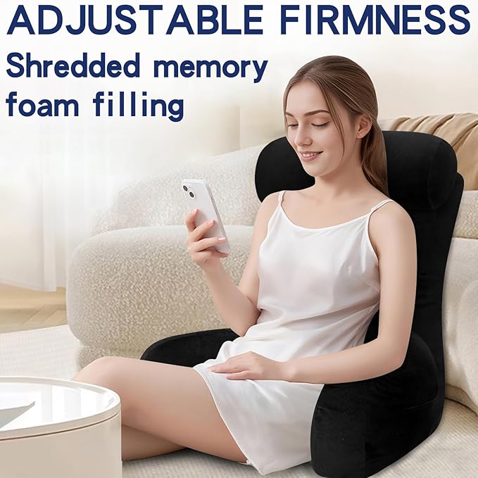 Back Pillow for Bed Sitting Up, Reading Pillow, Extra Large Arm Pillows for Adults for Back Support,Bed Pillow for Sitting up for Watching TV/Gaming/Relaxing