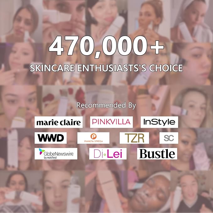 GUGUG Skin Scrubber Face Spatula - Skin Spatula Blackhead Remover Pore Cleaner with 4 Modes, Skin Care Tools-Pink