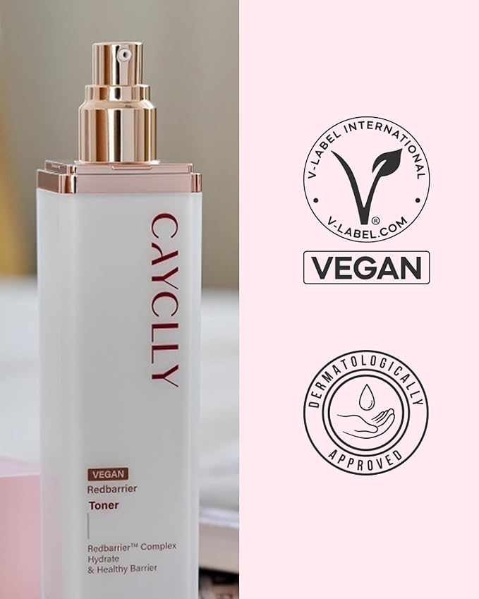 Redbarrier Hydrating Toner | Vegan Face Toner with Peptides, Ceramide & Niacinamide for Skin Barrier Repair & Anti-Aging | Korean Skincare for Stressed, Sensitive & Dry Skin, 5.07 fl. oz.