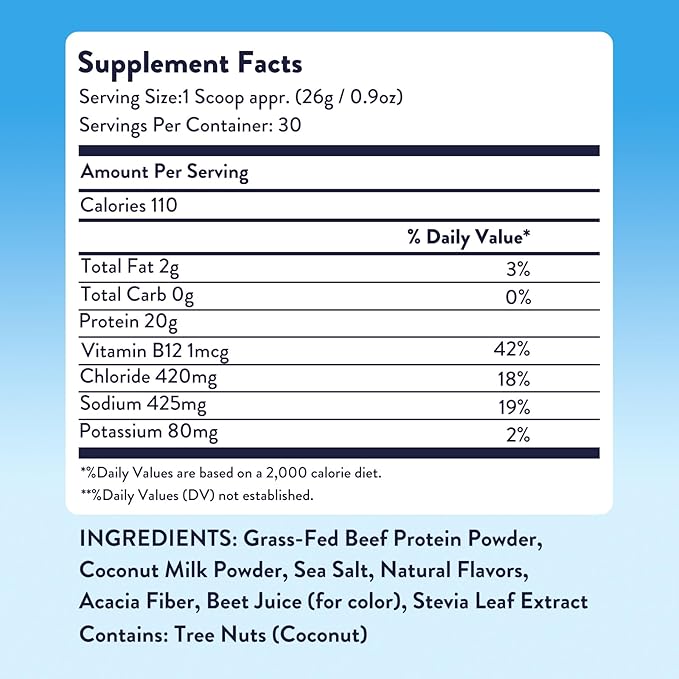 Equip Foods Prime Protein Powder | Clean, Grass Fed Beef Protein Powder | Carnivore Protein Isolate | Paleo, Keto Friendly | Gluten & Dairy Free | Helps Build & Repair Tissue | 30 Servings, Strawberry
