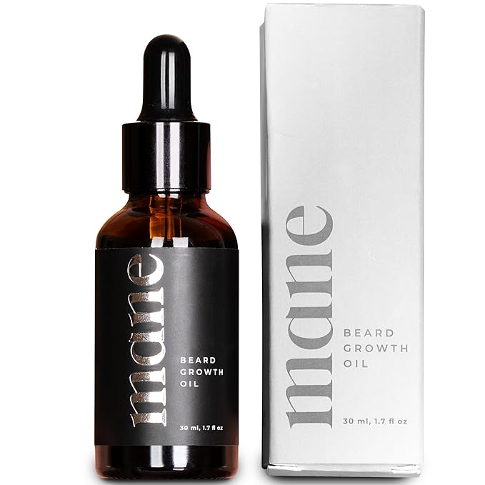 Beard Growth Oil for Men (30ml) Activate Hair Roots for Fuller & Thicker Beard, Mustache Grow Oil - Facial Hair Growth for Men