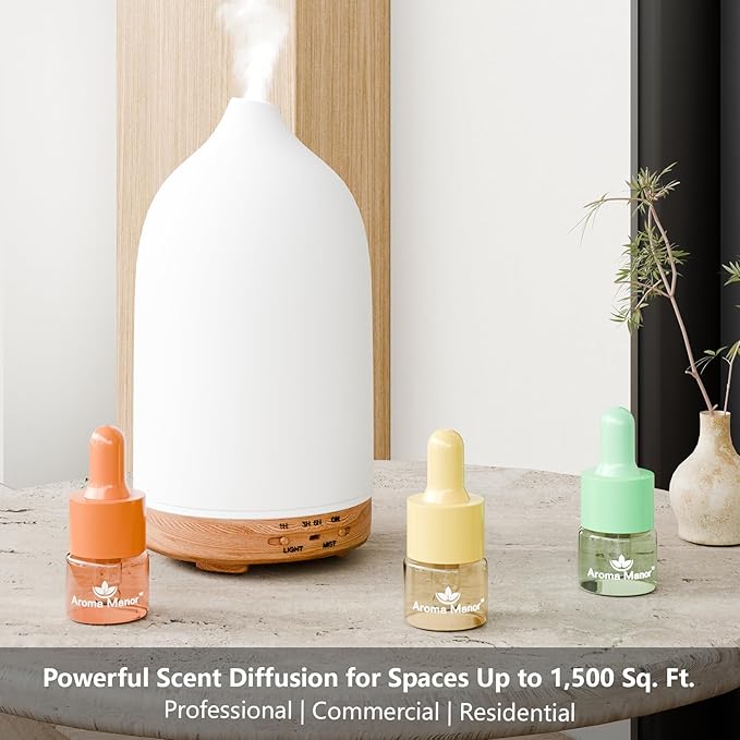 Fragrance Oil - Escape Essential Oil Blend - Luxury Hotel Inspired Home Aromatherapy Diffuser Oil - Orange Blossom, Vanilla, Jasmine, Cedar - for Diffuser, Humidifier, Ultrasonic, Reed - 150ML