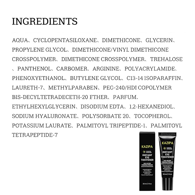 Anti Aging Eye Cream with Hyaluronic Acid & Vitamin E – Hydrating Under Eye Cream for Visible Wrinkles & Bag Appearance, Helps Visibly Tighten & Reduce Puffiness