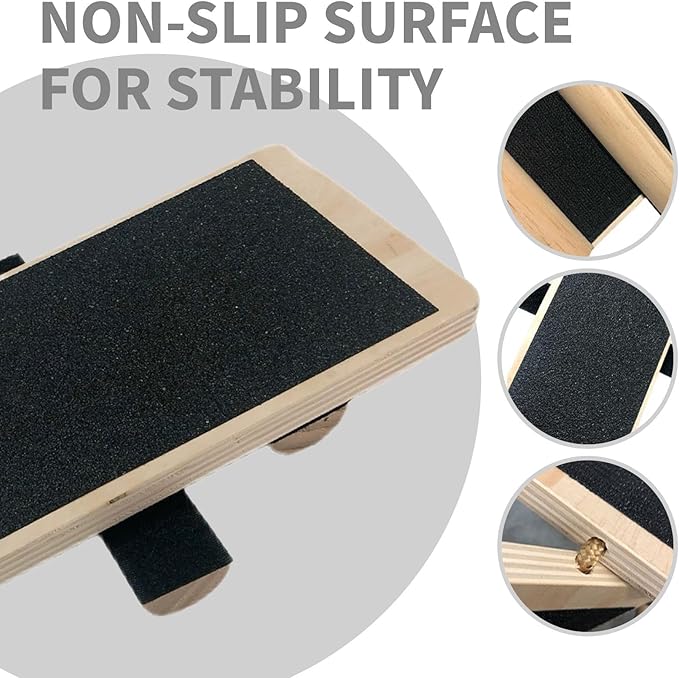 Adult Ankle Enhancement Trainer Single Leg Balance Board Suitable for Foot Sprain Yoga Stretch