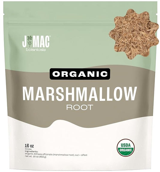 J Mac Botanicals Organic Marshmallow Root Herb Tea