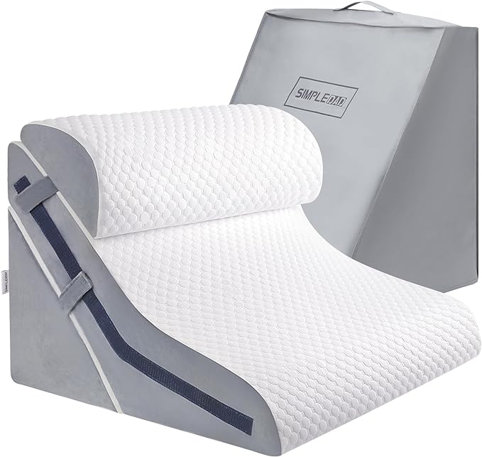 Wedge Pillow for Sleeping, Orthopedic Bed Wedge Pillow Set, 15-in-1 3PCS Adjustable Memory Foam Wedge Pillow Post Surgery, 9 &16 & 20 inches Height 3-in-1 Incline Wedges Pillows