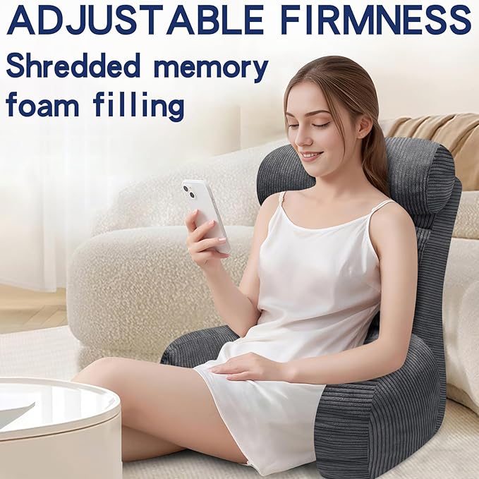 Back Pillow for Bed Sitting Up, Reading Pillow, Extra Large Arm Pillows for Adults for Back Support,Bed Pillow for Sitting up for Watching TV/Gaming/Relaxing