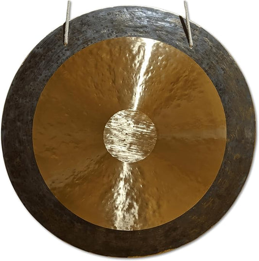 Chinese Wind, Sun, Horizon & Eclipse Gongs. Handmade Premium Quality for Sound Healing & Meditation (Horizon Gong, 18")