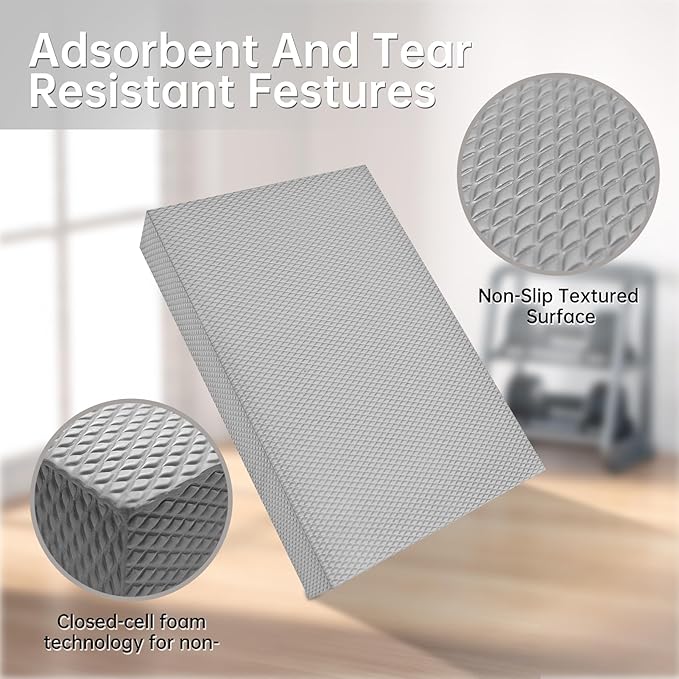 Balance Foam Mat for Physical Therapy Equipment & Strength Stability Training, Slip Resistant Foam Mat for Yoga, Pilates, Meditation