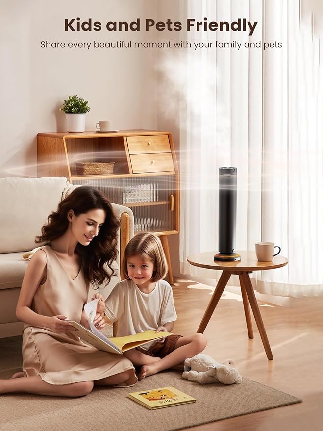 Waterless Scent Diffuser Kit Include 5x20ml Essential Oils, Essential Oil Diffuser for Home, Hotel & Office, APP&Remote Control, Quiet Operation, Pets and Kids Friendly, Max Coverage 1500 Sq Ft