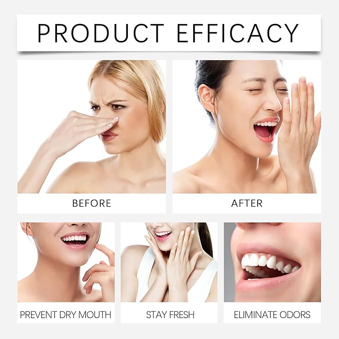 Oral Breath Spray, Portable Mouth Freshener Spray, Natural Extracts, Oral Spray for Long-lasting Fresh Breath for Men and Women