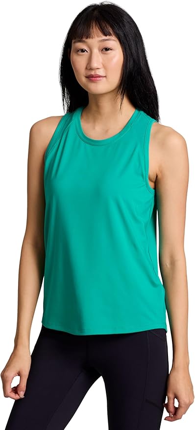 RBX Active Women's Workout Top with Breathable Mesh Panels, Quick Drying Gym Running Tank Top with Plus Sizes