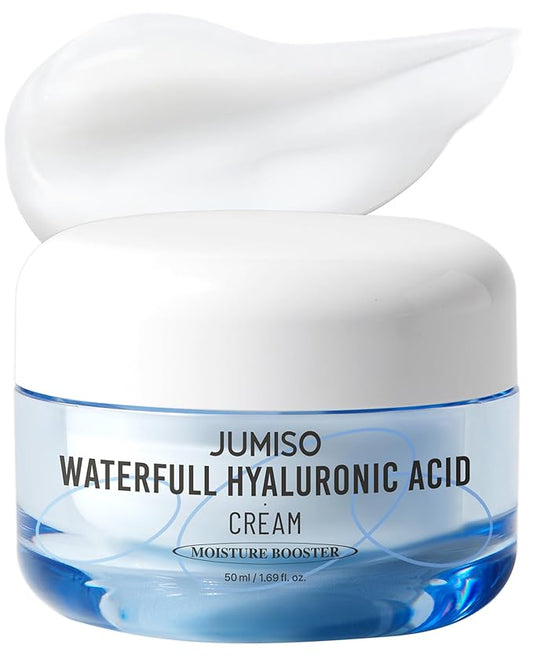 JUMISO Waterfull Hyaluronic Cream 1.69 fl.oz. / 50ml | Face Moisturizer, Hyaluronic Acid Cream for All Skin Types, Daily Deep Hydration, Mother's Day, Gift