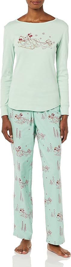 Amazon Essentials Disney | Marvel | Star Wars Women's Flannel Pajama Sleep Sets