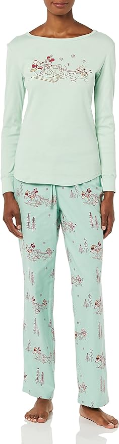 Amazon Essentials Disney | Marvel | Star Wars Women's Flannel Pajama Sleep Sets