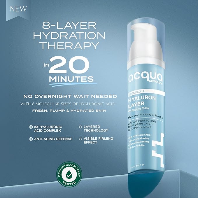 Luxury Skin Care: Anti-Aging & Firming Face Mask with Red Lacto Collagen & Hyaluronic Acid - Hydrating, Pore-Tightening, Beauty Skincare Essential, 70 Ml
