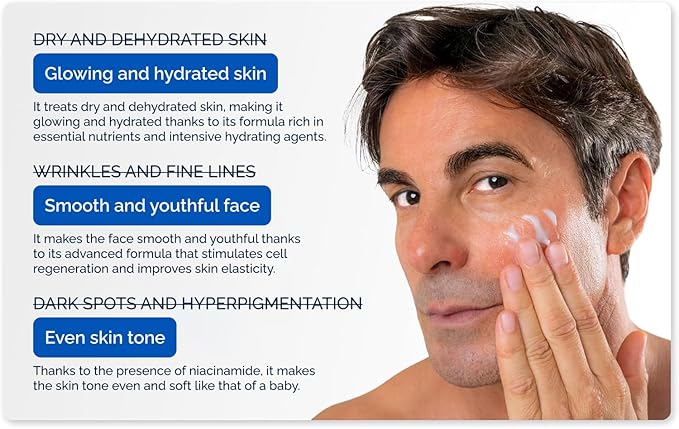 Face Cream – Moisturizer with Retinol and Hyaluronic Acid, Refreshing Effect, Reduces Wrinkles and Dark Spots, Improves Skin Elasticity and Radiance