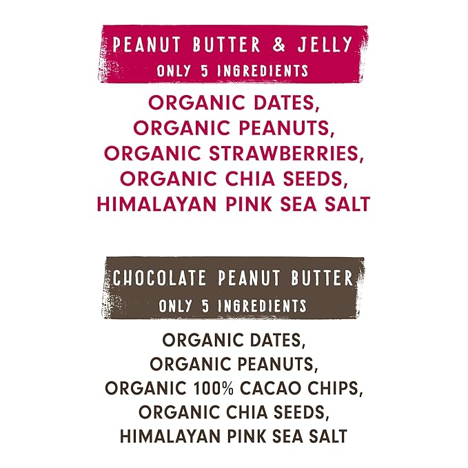 JONESBAR (Best Sellers, 24 Bars (2 Boxes)) USDA Organic Fruit & Nut Bar, Non-GMO, Kosher, Vegan, Gluten Free, Simple Snack Bar