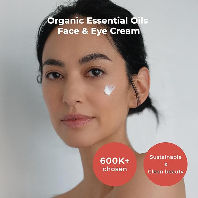 INNA ORGANIC Rejuvenating Face Cream, Anti-aging, Wrinkle Care, Fine Lines, Firm & Tightening, EWG & COSMOS Certified | Frankincense Essential Oils Infused Skin Care | Luxury Clean Beauty