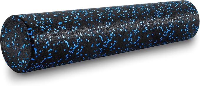 ProsourceFit High Density Foam Rollers 12 - inches Long, Firm Full Body Athletic Massage Tool for Back Stretching, Yoga, Pilates, Post Workout Muscle Recuperation