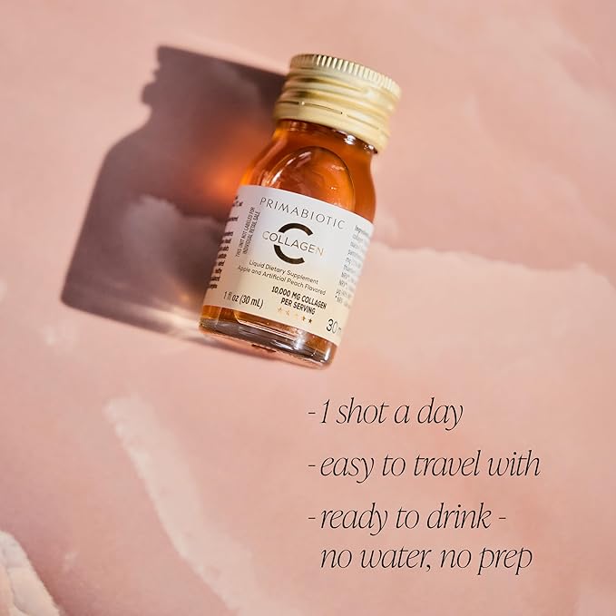 Liquid Collagen - High Collagen Content [10,000 Mg] Per Serving - Hydrolyzed Collagen and 12 Vitamins - Gluten Free- 450 Ml - Pack of 15 Bottles x 30 Ml