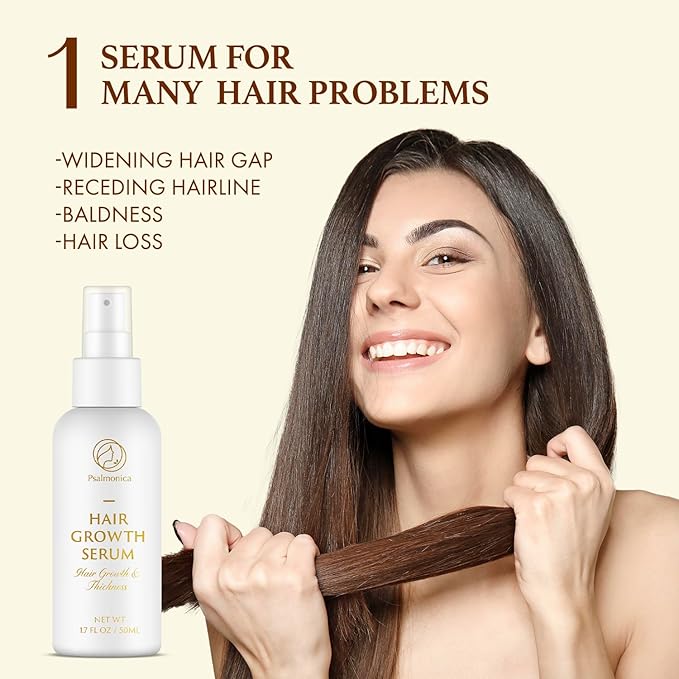 Hair Growth Serum: Rosemary Batana Castor Oil Rice Water Biotin Hair Oils for Hair Growth - Hair Growth Thickening Product - Hair Loss Treatments for Women Men(50 ML)