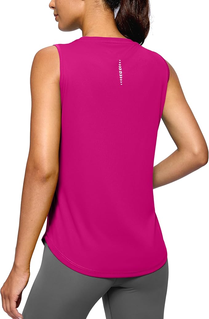 G Gradual Women's Workout Tank Tops Lightweight Sleeveless High Neck Athletic Shirts for Running Gym Tennis Pickleball