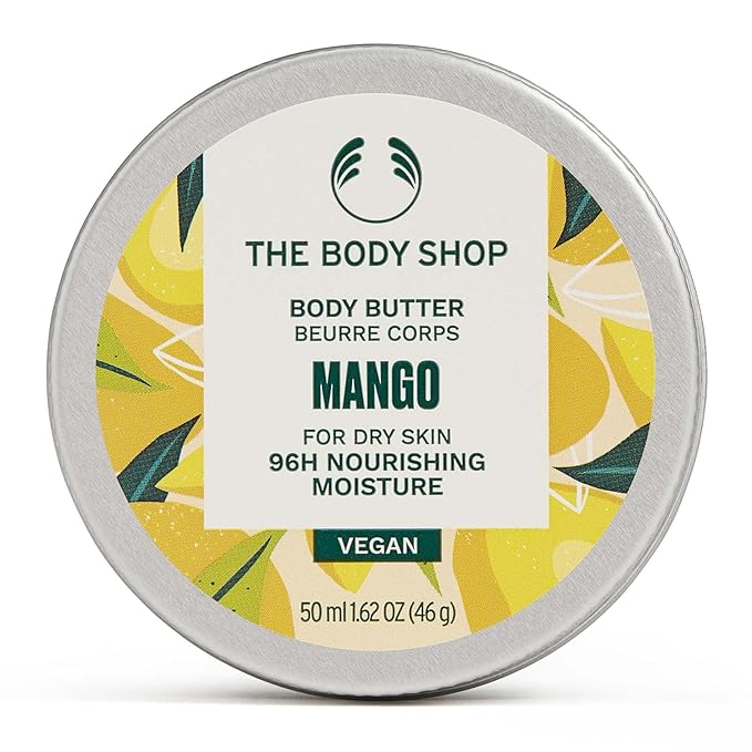 The Body Shop Mango Body Butter – Nourishing & Moisturizing Skincare for Very Dry Skin – Vegan – 1.62 oz