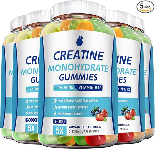 Creatine Monohydrate Gummies - Low Sugar Chewable Gummy