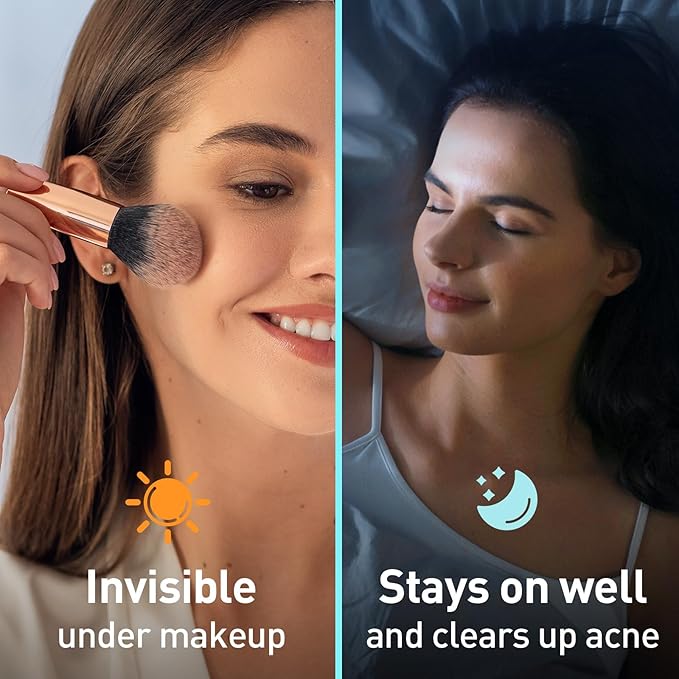 TKTK Pimple Patches, 12mm Invisible Acne Patches for Face with Salicylic Acid, 0.01cm Extra Thin Outer Edge, Hydrocolloid Zit Patch for Pustule, Whitehead, Cystic Acne Spot, 96 Count