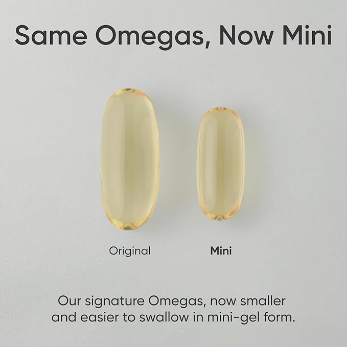 Sports Research® Omega-3 ­­Fish Oil Mini-Softgels - Sourced from Wild Caught Alaska Pollock - Burpless, Bovine Free, Non-GMO, & MSC Certified Sustainable - 120 Count