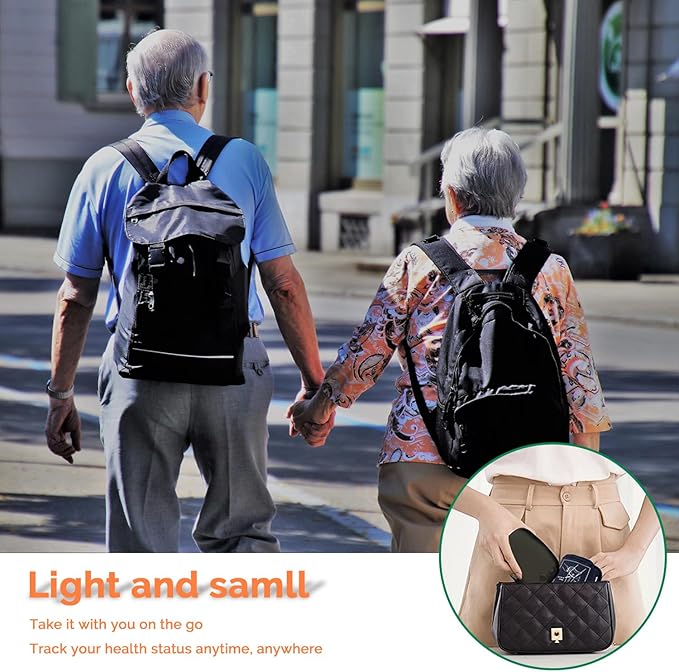 Blood Pressure Monitor Automatic Upper Arm Blood Pressure Cuff, 9"-21" Adjustable Extra Large Bp Cuff with Clear LED Display, Dual User 240 Set Memory Digital Bp Machine for Home Use with Carrying Bag