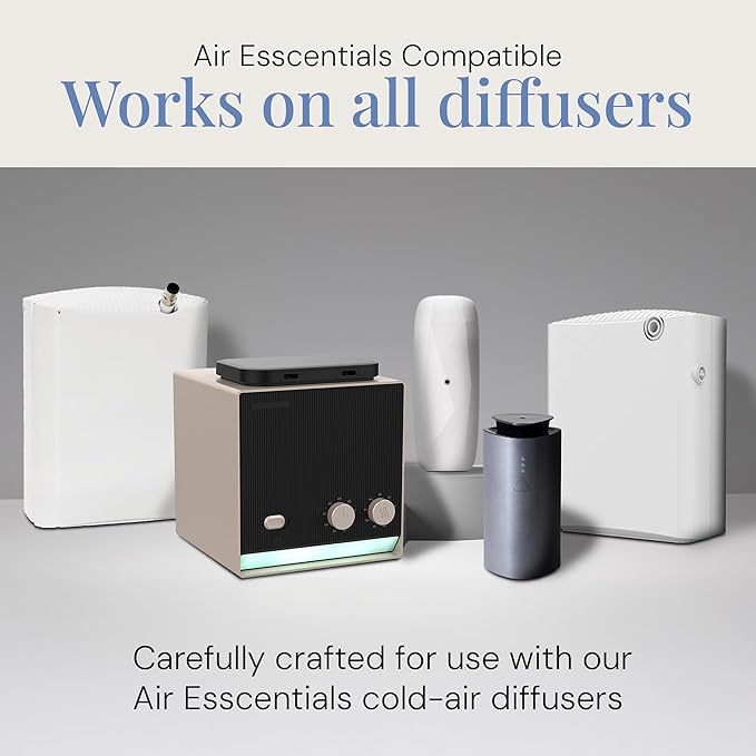 Air Esscentials Fresh Fur-Ever Aroma Oil - Pet-Preferred Pure Essential Oil for Scent Machines & Cold-Air Diffusers | Juicy Peach & Lemongrass | Floral Harmony | Soothing Sandalwood Finish | 300mL