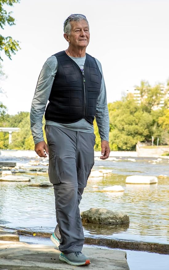 Osteoporosis Weighted Vest (10lb) for Bone Health, Cardio Fitness & Muscle Tone Improvement