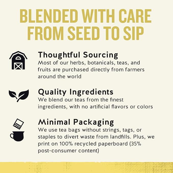 Celestial Seasonings Herbal Tea, Chamomile, Caffeine Free, 40 Tea Bags (Pack of 6)