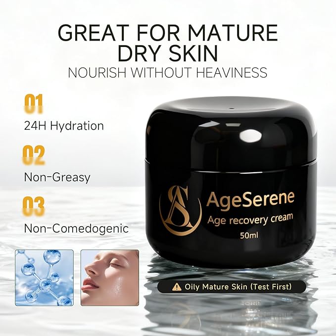 Face Moisturizer for Women, Anti-Aging Night Cream to Reduces Wrinkles and Firms Skin, Boosts Collagen | 48H Hydration, Peptides, Vitamin C & Vit E, Tightening Skin Care