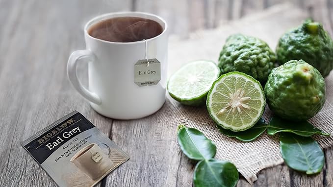 Bigelow Tea Earl Grey Black Tea, Caffeinated Tea, 100 Count Box (Pack of 1)