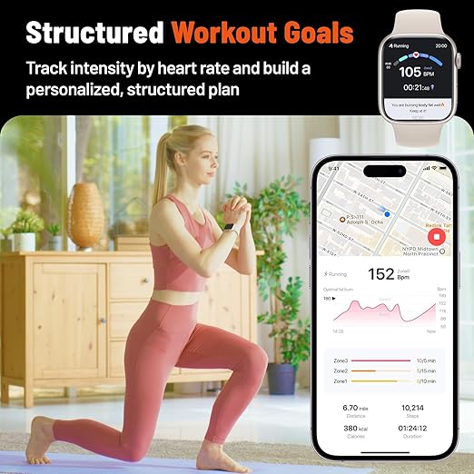 ExerScale AI Smart Scale with Body Weight Prediction, BMI, Body Fat, Muscle Mass, Workout, Food Tracking, Bluetooth Digital Scale with 8 Electrodes, High Accuracy Health Analyzer by EXERCHAIN - White