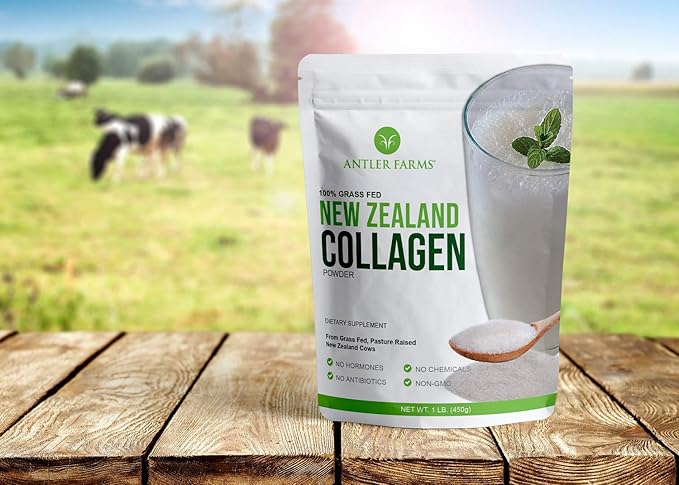 Antler Farms - 100% Grass Fed New Zealand Whey Protein Isolate & Collagen Powder Bundle